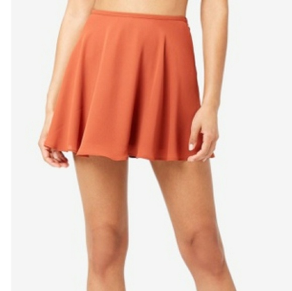 Chiffon Mini Swing Skirt - Picture 2 of 4